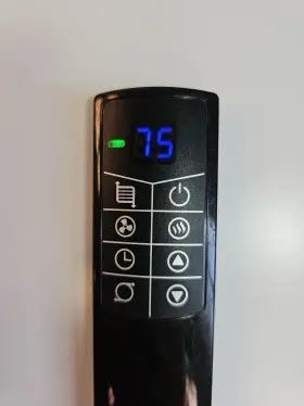 Fh800 Lasko 8 Button Oem Original Fan Replacement Remote Control Black #2