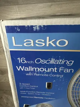 M16950 Lasko Oscillating Fan Wall Mount 16- Inch - Quantity 1 #2