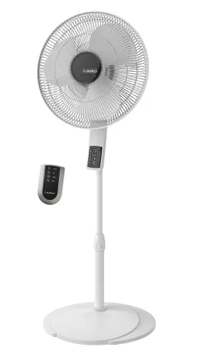 S16614 Lasko Oscillating Pedestal Fan Thermostat Adjustable Height Remote Control Ti