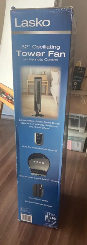 T32200 Lasko 32 Inch Oscillating Tower Fan With Remote Control #2