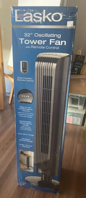 T32200 Lasko 32 Inch Oscillating Tower Fan With Remote Control #3