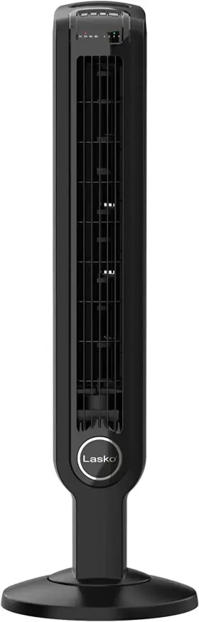 T36511 Lasko Oscillating Tower Fan Remote Control Timer Dark Mode 4 Speeds For Bed #2