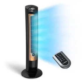 T42950 Lasko Oscillating Tower Fan Remote Control Ionizer 3 Speeds Timer For Bedroom