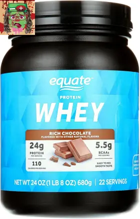 T48332 Lasko Whey Protein Powder Rich Chocolate 24g Per Serving 5.5g Bcaas I