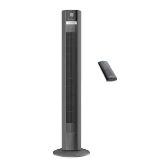 Tdc487s Lasko Tower Fan 48 Inch H 12-speed Gray Works With Alexa Google Whisper Quiet Remote
