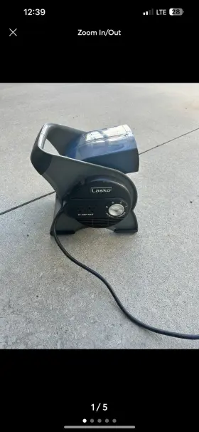 U12100 Lasko Utility Fan Model Number