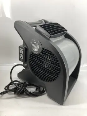 U15610 Lasko Max Performance 120v 3 Speed Indoor Pivoting Utility Fan - Black