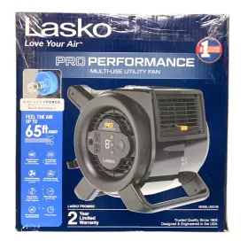 Udc158 Lasko Pro Performance Multi-use Utility Fan 9-speed With Whisperforce Motor