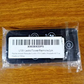 X003bx22p5 Lasko Tower Remote 2-pack Black Fan Replacement Control New In Baggie