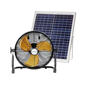 Lcocove 768564862426 Battery Operated Solar Fan Powered Portable Can Running 5-24 Hours
