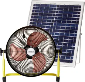 Xf-01 Lcocove Solar Powered Fan Battery Operated Outdoor Can Running 5-24 Hours Fa