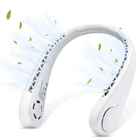 Leafless 730637916947 Portable Wearable Neck Fan Mini Ultra-quiet Battery Powered Outdoor Sports