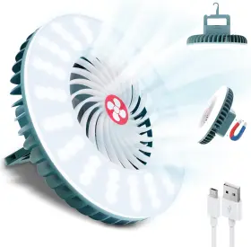 Usf-cf001 Led Camping Fans For Tents Hiking Gear Essentials Battery Operated Fan