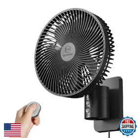 B0f99qnjt8 Lemoistar 8 Inch Small Wall Mounted Rv Fan With Remote Control 90 Oscillating