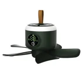 Cf-0024 Limmate Celing Fans For Camping Tent Midel Green