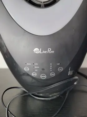 Lp1700fap Livepure Lp700fap Live Pure Bladeless Indoor/outdoor Fan Black Color Changing Used #2