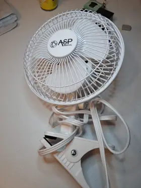 Ftw15-8hc Living Solutions Asp Medical 6 Inch 1 Clip Fan - 2 Speed Only Option White Preowned