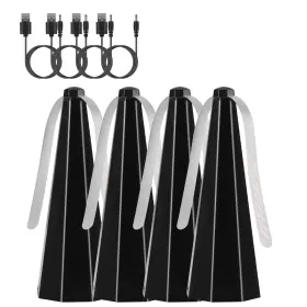 Ljg 730056002177 4pack Fly Table Fans Battery Usb Powered Bug Food Spinners T