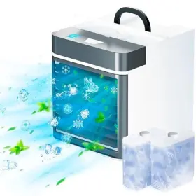 Lmhome 894115544770 Portable Air Conditioner Upgraded Mini Personal Anti-leakage Water Ice Cooli