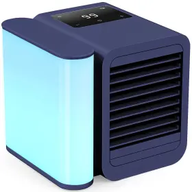 Loiosu 789091636328 Portable Air Conditioner Cooling Fan Evaporative Mini Cooler With 7 Colo