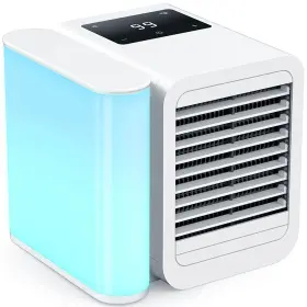 Loiosu 789091637950 Portable Air Conditioner Cooling Fan Evaporative Mini Cooler With