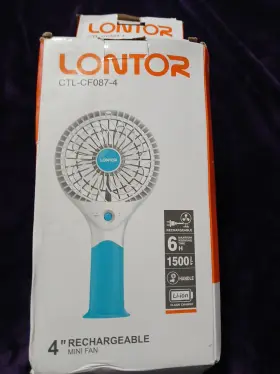 Ctl-cf087-4 Lontor Rechargeable Mini Fan