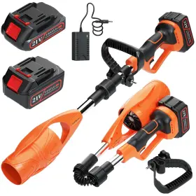 Lf001 Lordhoo Leaf Blower Cordless With Battery And Charger 290000 Rpm Folding ... Fast Ship