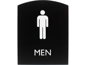 Llr02676 Lorell 02676 Sign Men 6-4/5 Inch Wx8-1/2 Lx4/5 H Black