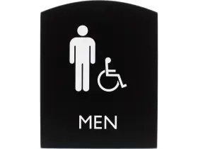 Llr02677 Lorell 02677 Sign Men 6-4/5 Inch Wx8-1/2 Lx4/5 H Black