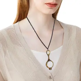 Sclhj-250 Luff Necklace Reading Glasses Hd Portable Hanging Neck Type For Men Women 2.5 X