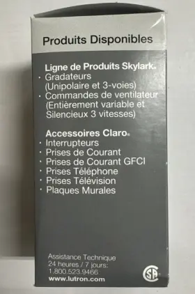 Sfs-5e-wh Lutron Skylark Fully Variable 5 Speed Fan Control For White Home Appliance Light #3