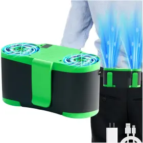 Yld-f10 Lvkakmox 20000mah Waist Fan - Belt And Working Hours 13-30h Black