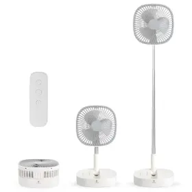 Magesh 765546405107 Portable Pedestal Fan - Foldaway Standing Foldable Desk Use 7200mah