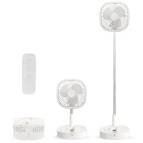 Magesh 788399309972 Portable Pedestal Fan - Foldaway Standing Foldable Desk Use 7200mah