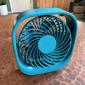 Fl-804s Mainstays 814645020046 Personal Desktop Electric Household Fan With 3 Speed Blue Usb