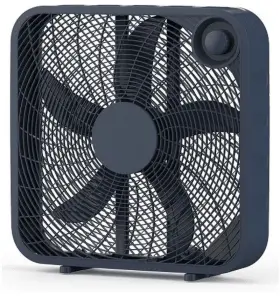 Fb50-16hi Mainstays 20 Inch 3-speed Portable Box Fan New Indigo Free Shipping