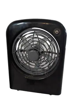 Mainstays Fd-01b-x 5-inch Portable Personal Desk Fan Dual Powered Battery Or Usb Black
