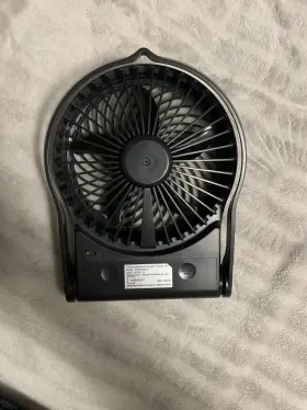 Fn1041bk Mainstays Multi Powered Folding Fan - Black- Usb/4aa Batteries And Plug In #2