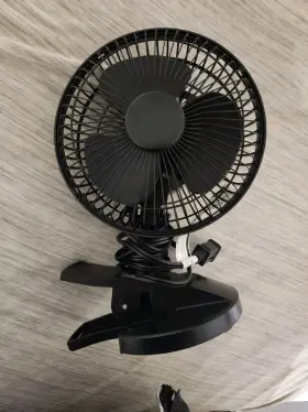 Fn1868nbk Mainstays 6 Inch Personal Desk And Clip Fan With Ac Plug-in 2 Speeds Black