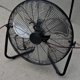 Mainstays Fs-30m 24 Inch Metal Floor Fan 3-speed Adjustable Tilt Black
