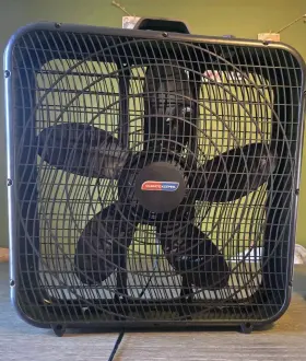 Hb-bp-20 Mainstays Fan 20 Inch Black Box With 3-speeds Airflow Portable Quiet Room