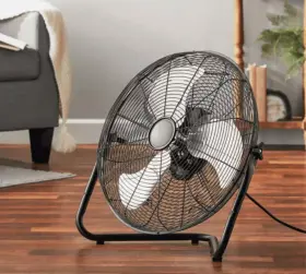 Sfc1-500b Mainstays 18 Inch 360 Degree Pivot High Velocity Steel Floor Fan - Black #2