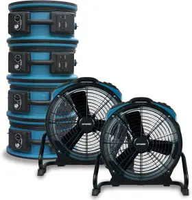 X-35ar Manufacture Inc. Pro Industrial Axial Fan Withstands High Temperatures - With Built-in P