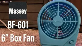 Bf-601b Massey Mint 6 Inch 2-speed Desk/box Personal Fan Light Blue Free Shipping