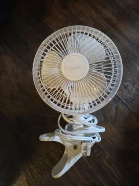Df-r603a Massey 6 Inch Diameter Personal Clip On Fan White