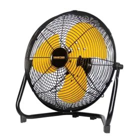 Mac-12f Master High Velocity Floor Fan 3-speeds With Control Standalone Black/yellow