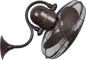 Matthews Fan Company 792145367550 Ll-tb Laura 16 Inch Indoor/outdoor Damp Rated 90 Degree Oscillating Wall #2