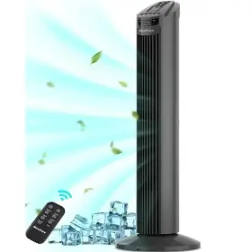 Tf3068r Maxkare 30 Inch Tower Fan 70 Oscillating Cooling With Remote Control 7.5h Time
