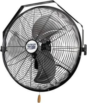 Hvwm18ups Maxxair Maxx Air Wall Mount Fan Commercial Grade 18 Inch Residential For Garage Shop