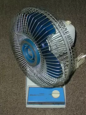 094002 Mcgraw Edison Vintage Oscillating Table Fan 3 Speed 12 Inch Excellent #2